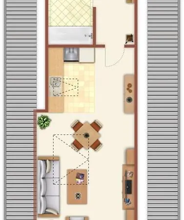 Apartment Captain Hook/schoner